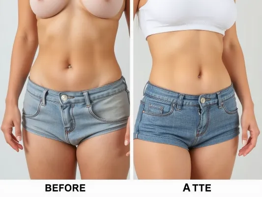 Abdominal Liposuction Result