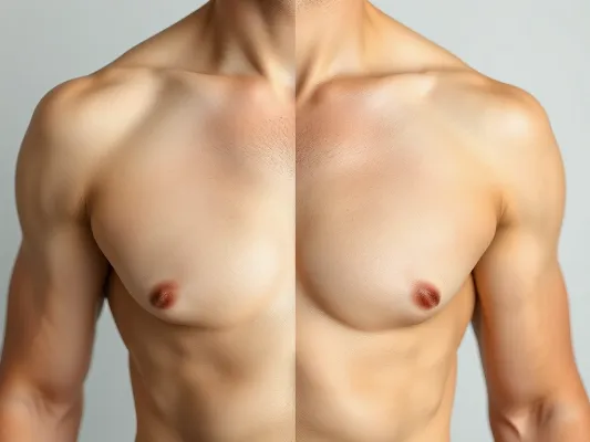 Male Chest Liposuction Result